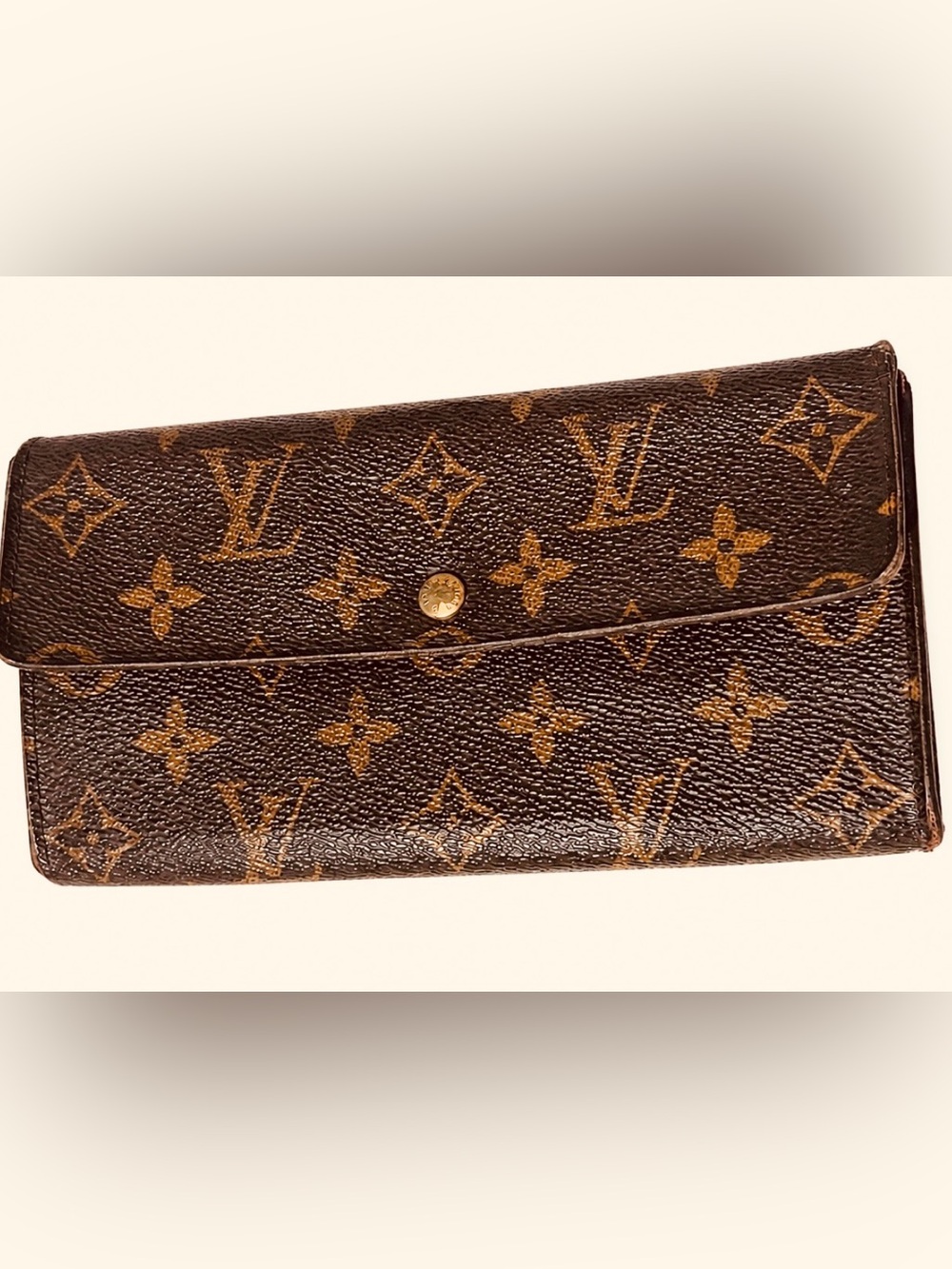 Louis Vuitton Emilie Wallet Monogram Canvas Brown Long Wallet Snap Closure LV - Picture 3 of 15